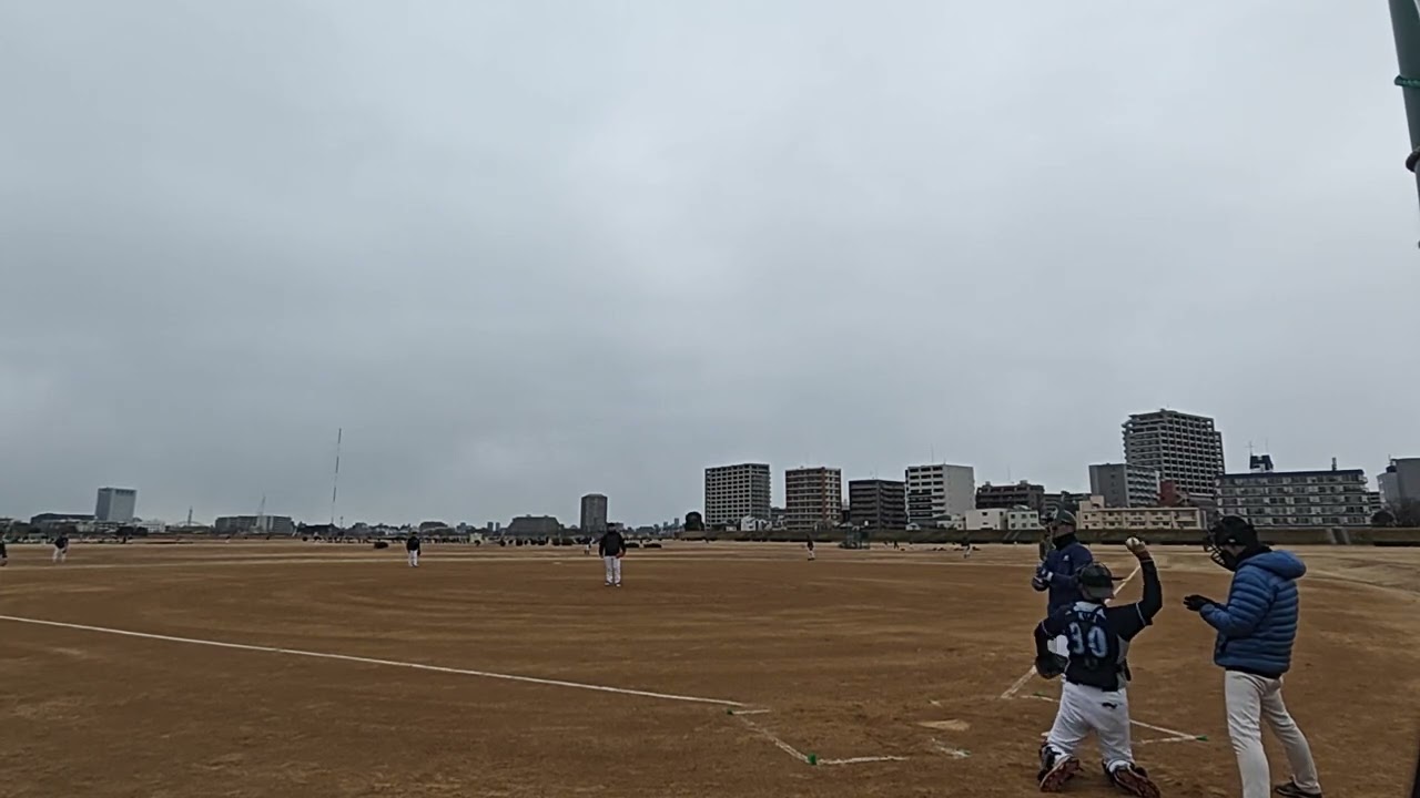 2026年2月7日多摩川緑地野球場④