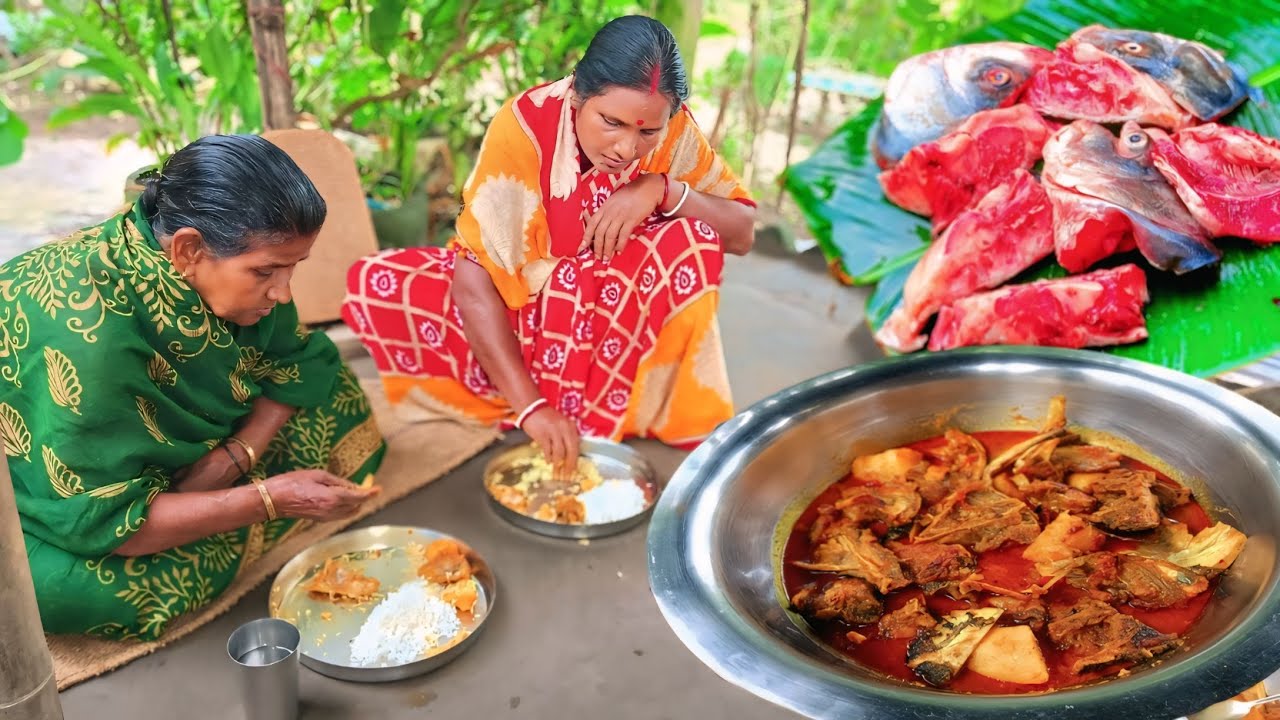 কাতলা মাছের মুড়ো দিয়ে এভাবে রসা😋 রান্না করবেন বাড়ির সবাই একটু বেশিই ভাত খাবে 🙂 || fish head curry