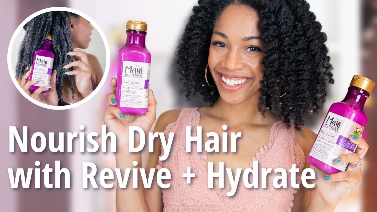 Maui Moisture Revive & Hydrate on Type 4 Hair || Natural Hair Wash Day