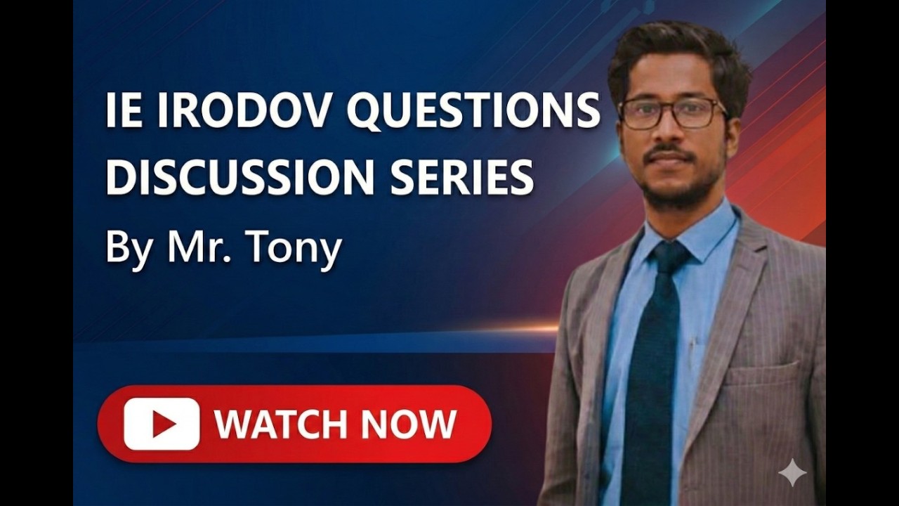 IE IRODOV questions: Mechanics 1.2