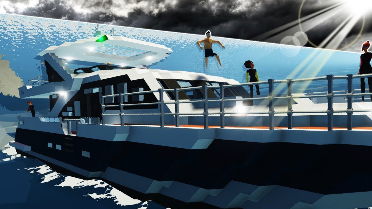 PARTY YACHT GETS HIT BY TSUNAMI?! - Stormworks: Build and Rescue Gameplay & Roleplay - Sinking Ship