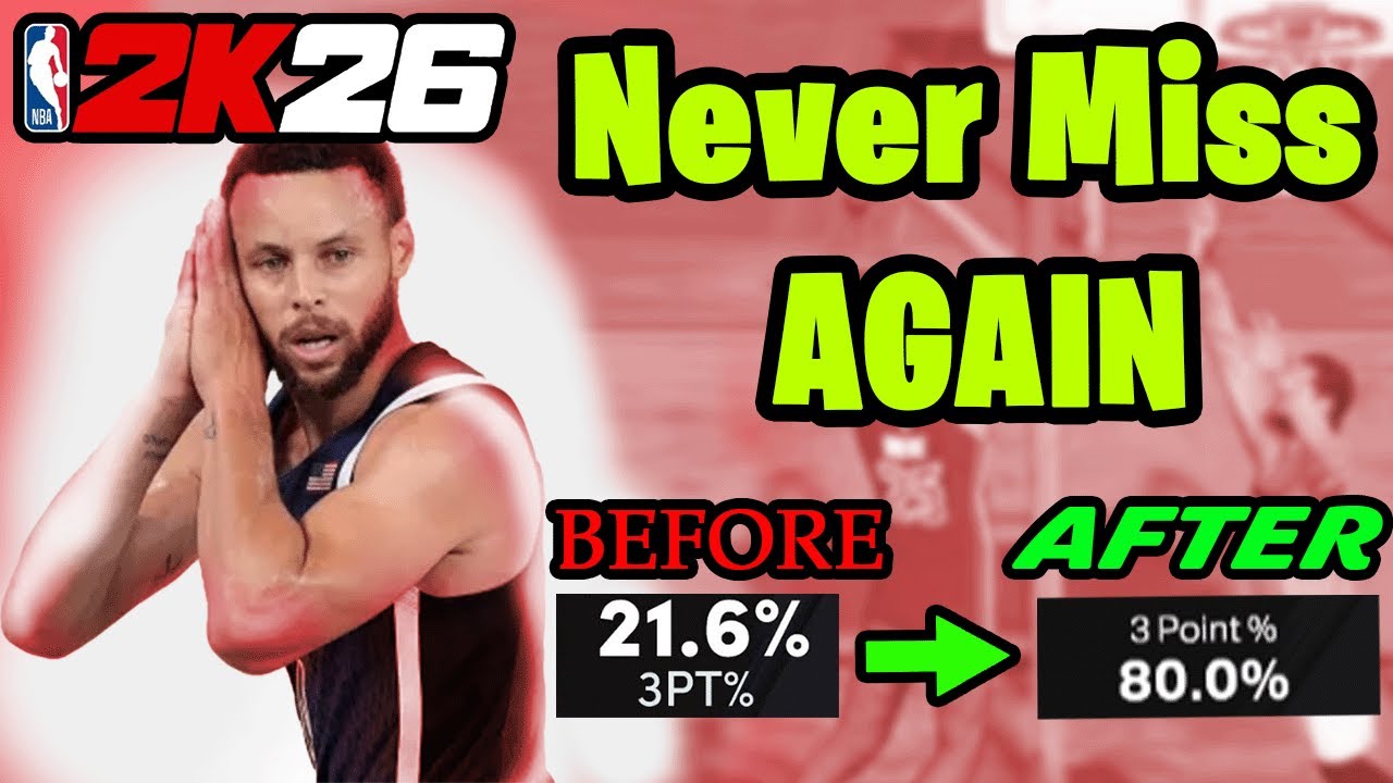 КАК ОСВОЕНИРОВАТЬ СТРЕЛЬБУ В NBA 2K26 (ВЫ НИКОГДА БОЛЬШЕ НЕ ПРОМАХНЕТЕ) ЛУЧШИЙ УРОК ПО СТРЕЛЬБЕ!
