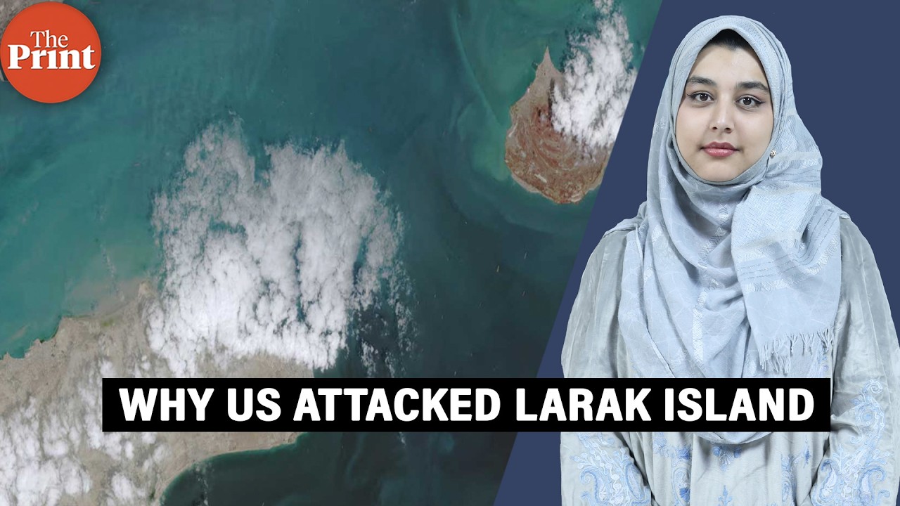 Why did the US attack Larak Island and how has Iran responded