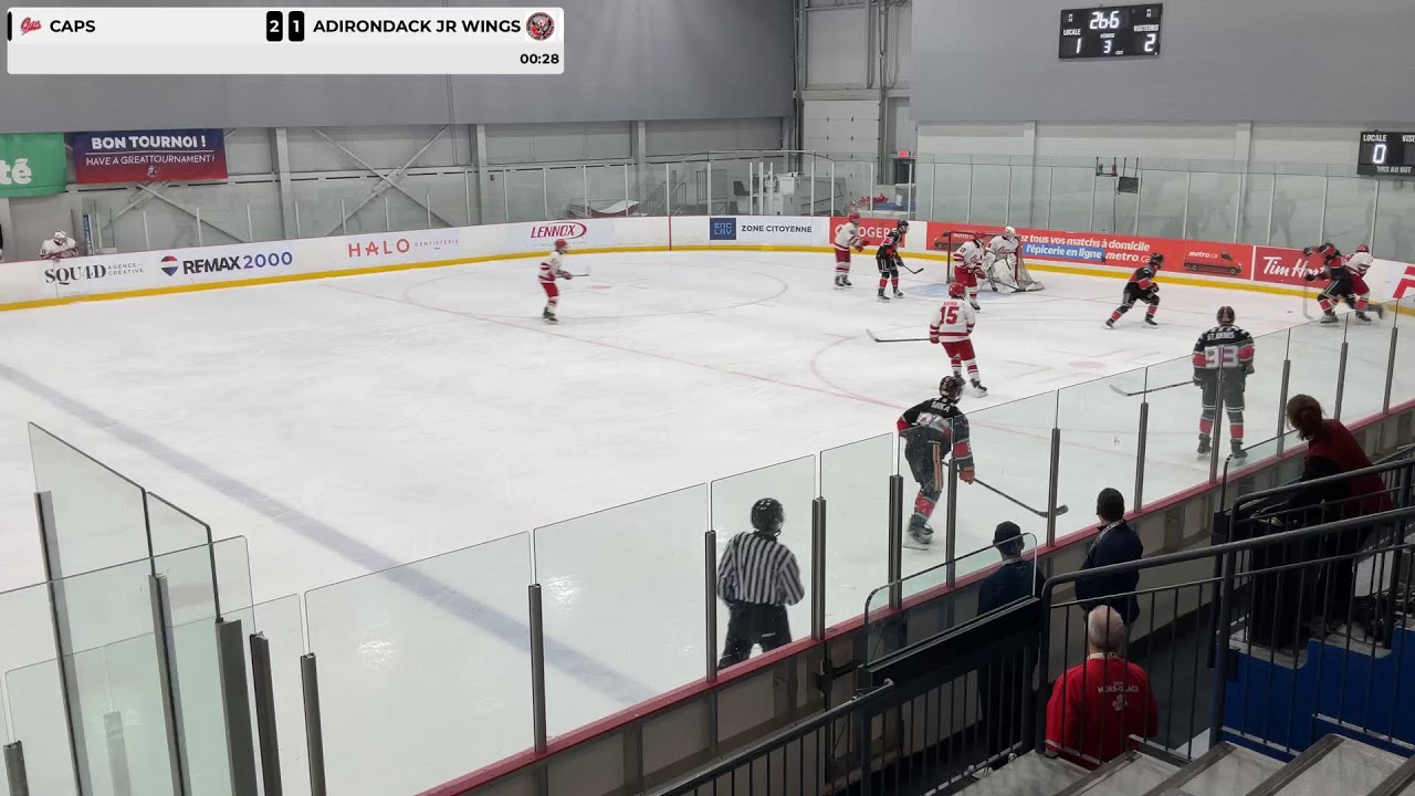 CAPS VS. ADIRONDACK JR WINGS