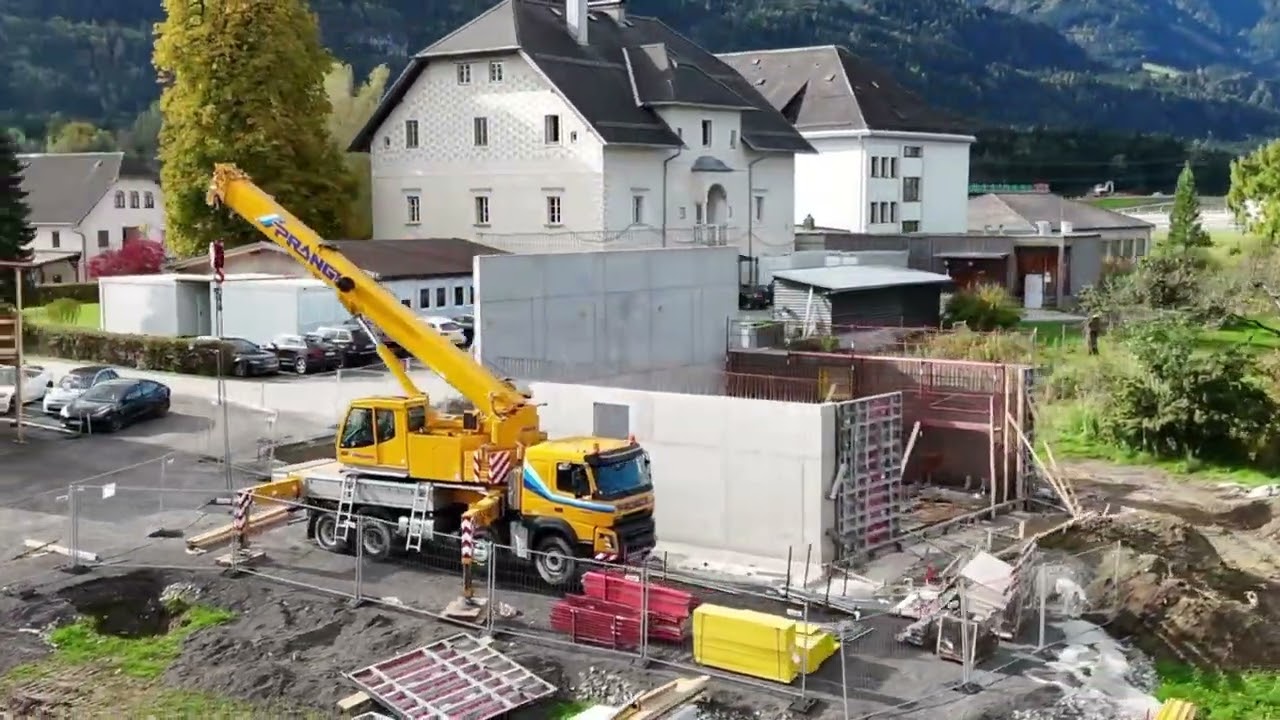 Rundflug über die Baustelle LFS Stiegerhof 🎥🚁