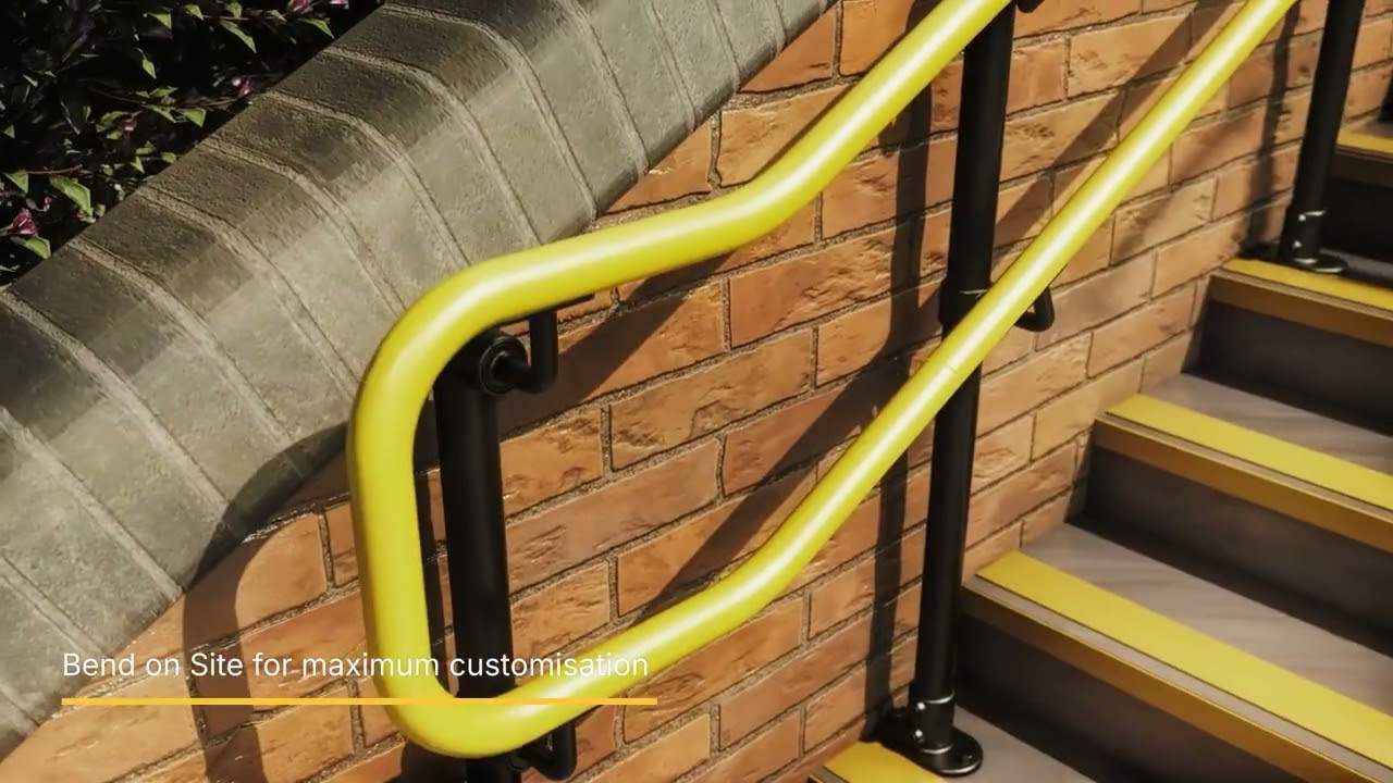 Bendy Steel Handrail: FAST On-Site Bends & DDA Solution | Stargard Flex from F.H.Brundle