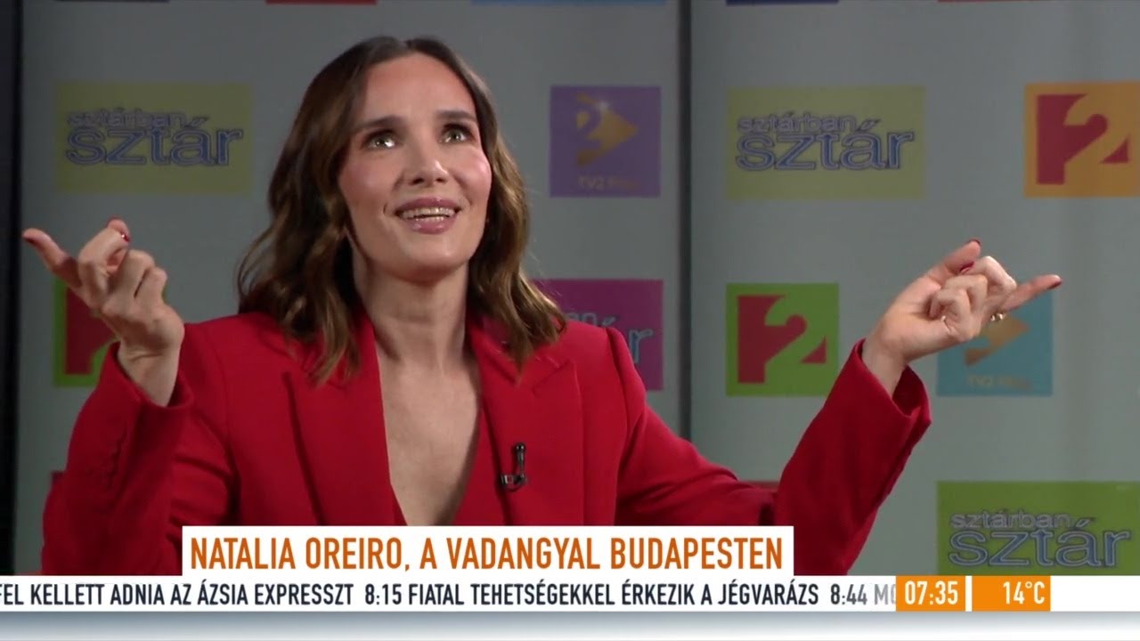 Interview with Natalia Oreiro - Budapest, Hungary - Tenyek - 13.9.2025