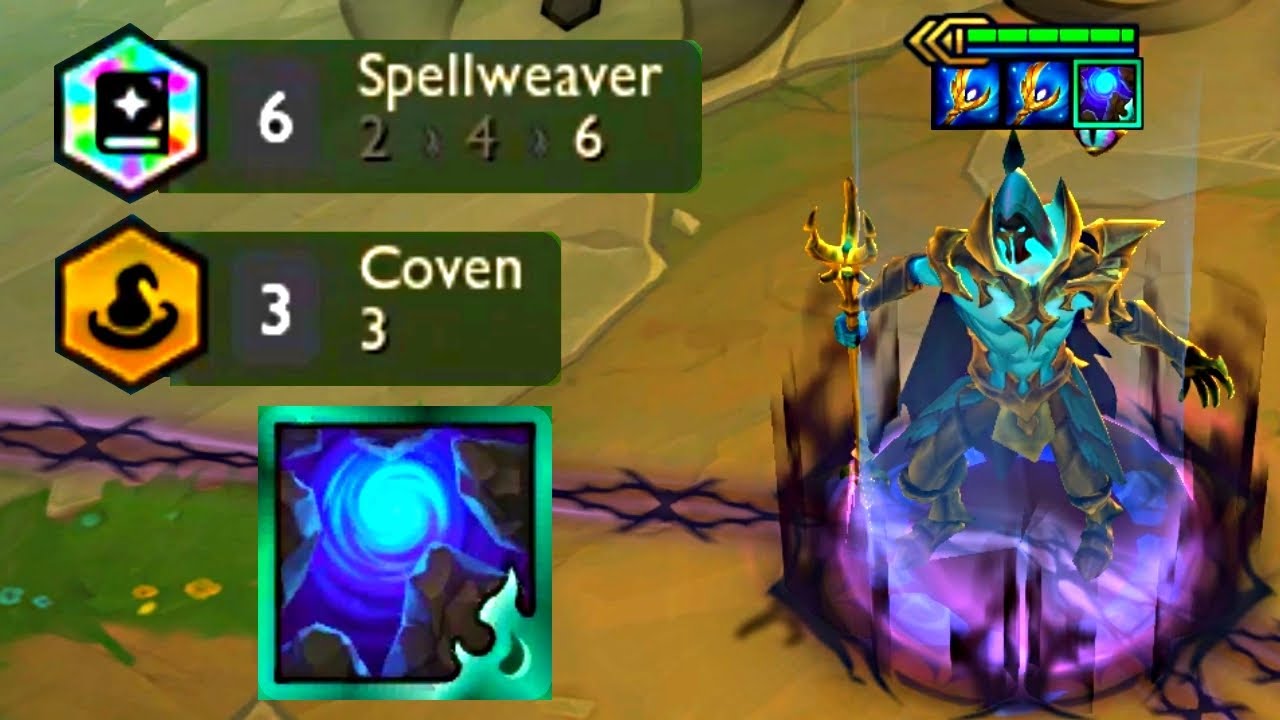 SHADOW BLUE BUFF 3 STAR VIKTOR | COVEN LEADER 6 SPELLWEAVER | SET 5 TFT
