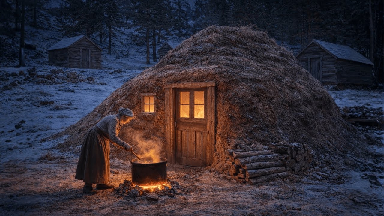 They Laughed at the Widow Who Buried Her Cabin — Until It Stayed 50° Warmer Than Theirs