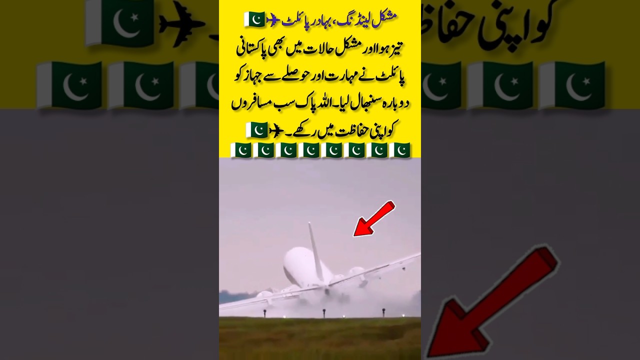 Pakistani Pilot Saved the Flight ✈️🇵🇰 #airplane #shorts