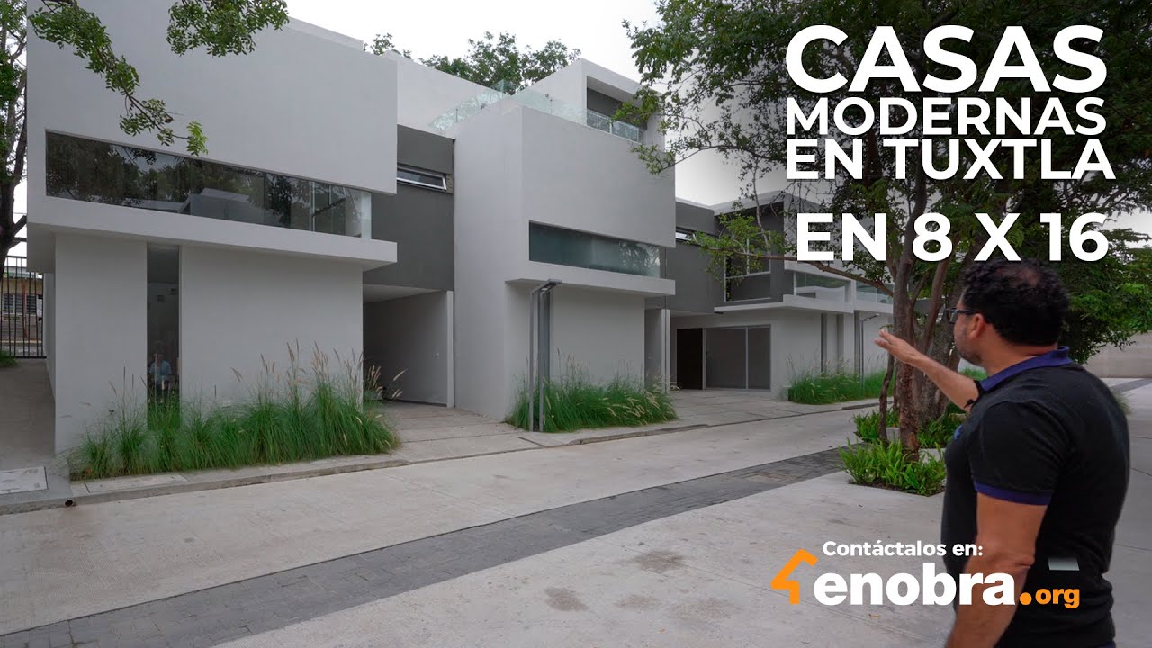conoce estas: CASAS MODERNAS en Tuxtla - EQUIPADAS con PANELES SOLARES | Obras Ajenas | Rv Studio