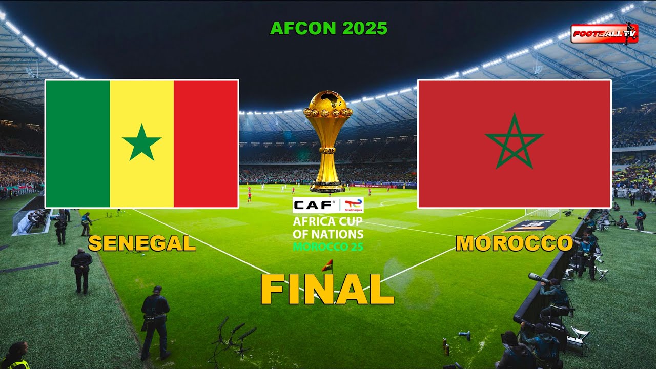 SENEGAL vs MOROCCO - CAF AFRICA CUP OF NATIONS 2025 FINAL | eFootball Pes Simulation