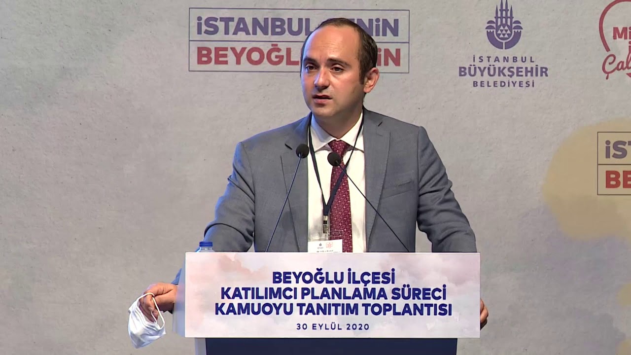 Tayfun Kahraman “Beyoğlu İlçesi Katılımcı Planlama Süreci Kamuoyu Tanıtımı Toplantısı”