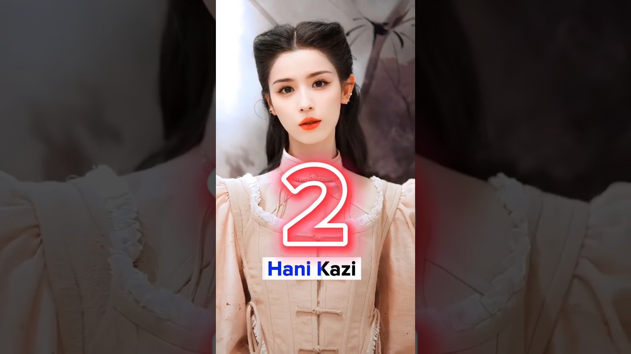 Top 5 most beautiful Chinese muslim actress #cdrama #dilraba  #madina #landyli #gulnazar #hanikazi