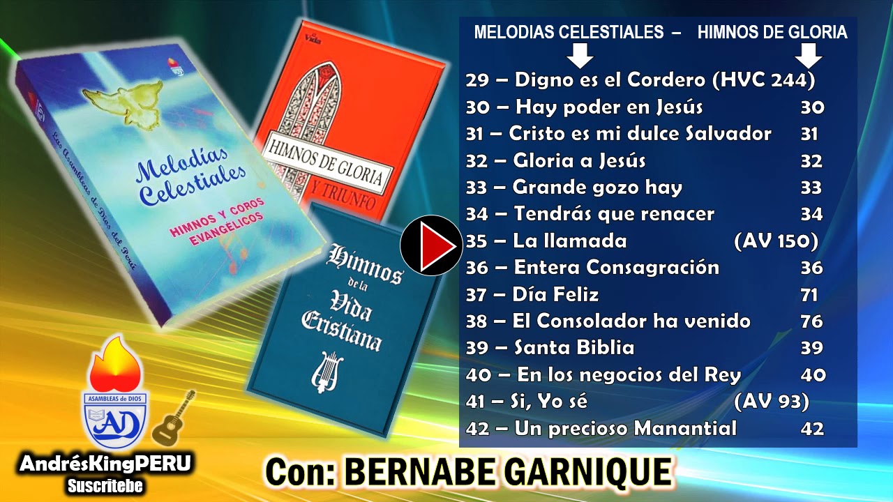 Melodias Celestiales  (29 al 42) Vol 3 con Bernab&eacute; Garnique PERU
