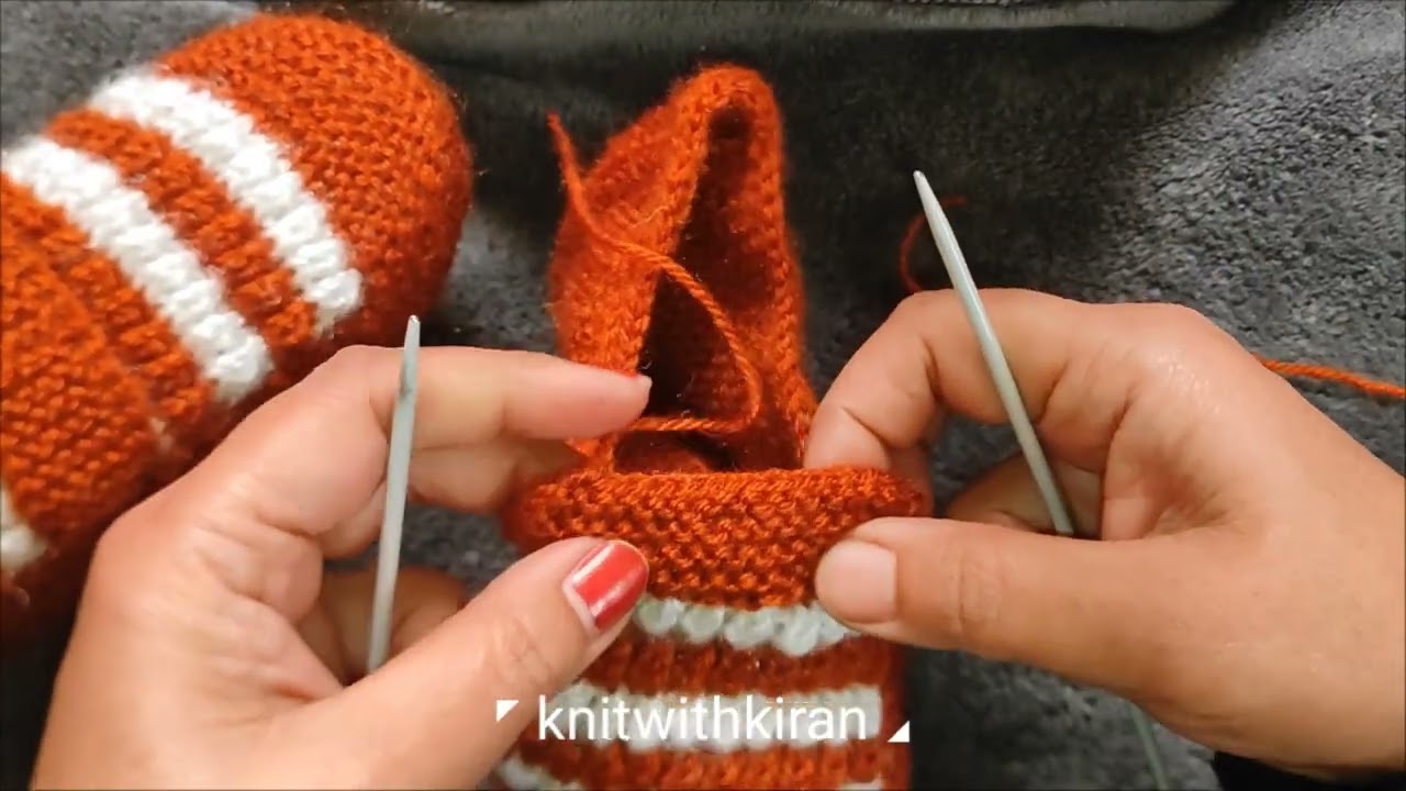 Socks detailing👍🏻😲🧶 #knitwithkiran #knitting #knittingpatterns #knitsocks 