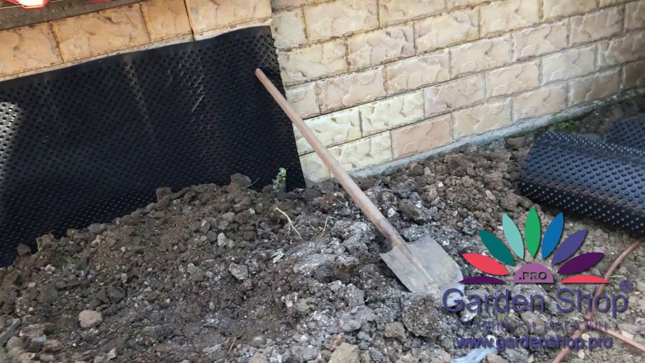 C&oacute;mo instalar una membrana de drenaje de poliolefina