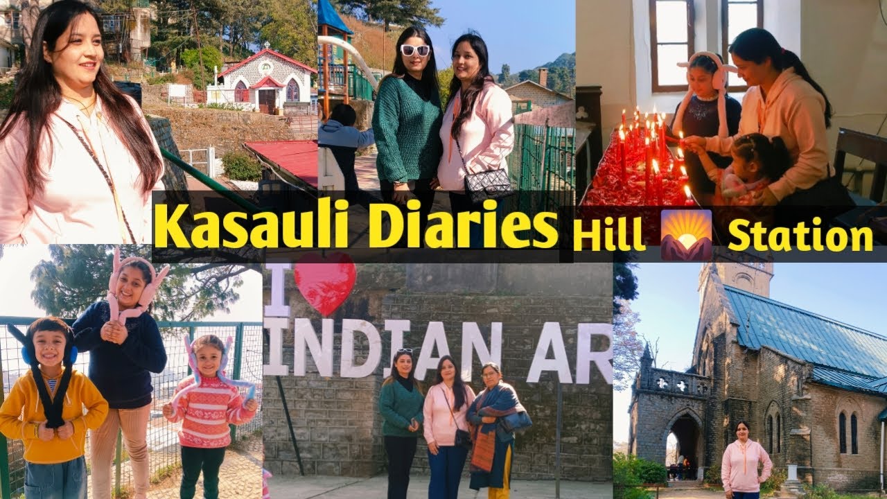 A Trip to Kasauli Hills | Scenic Beauty, Mall Road & Sunset Point Vlog 🌄