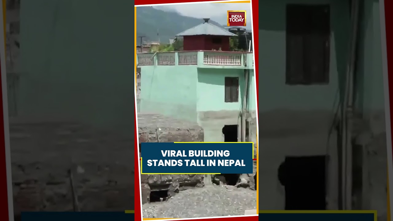 Nepal Floods: Green House Stands Intact Amid Devastation In Trishuli #Shorts