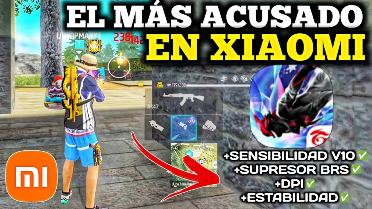 Nueva SENSIBILIDAD SUPERXIT 🥷🇧🇷 para SER ACUSADO en XIAOMI 10s,11,12,13,14 PRO,PLUS * free fire 2026