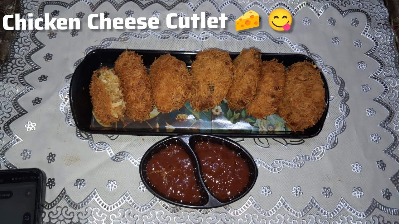 Ramzan Special  Crispy outside, cheesy inside – Perfect Chicken Cheese Cutlet 🧀 @YouTube 