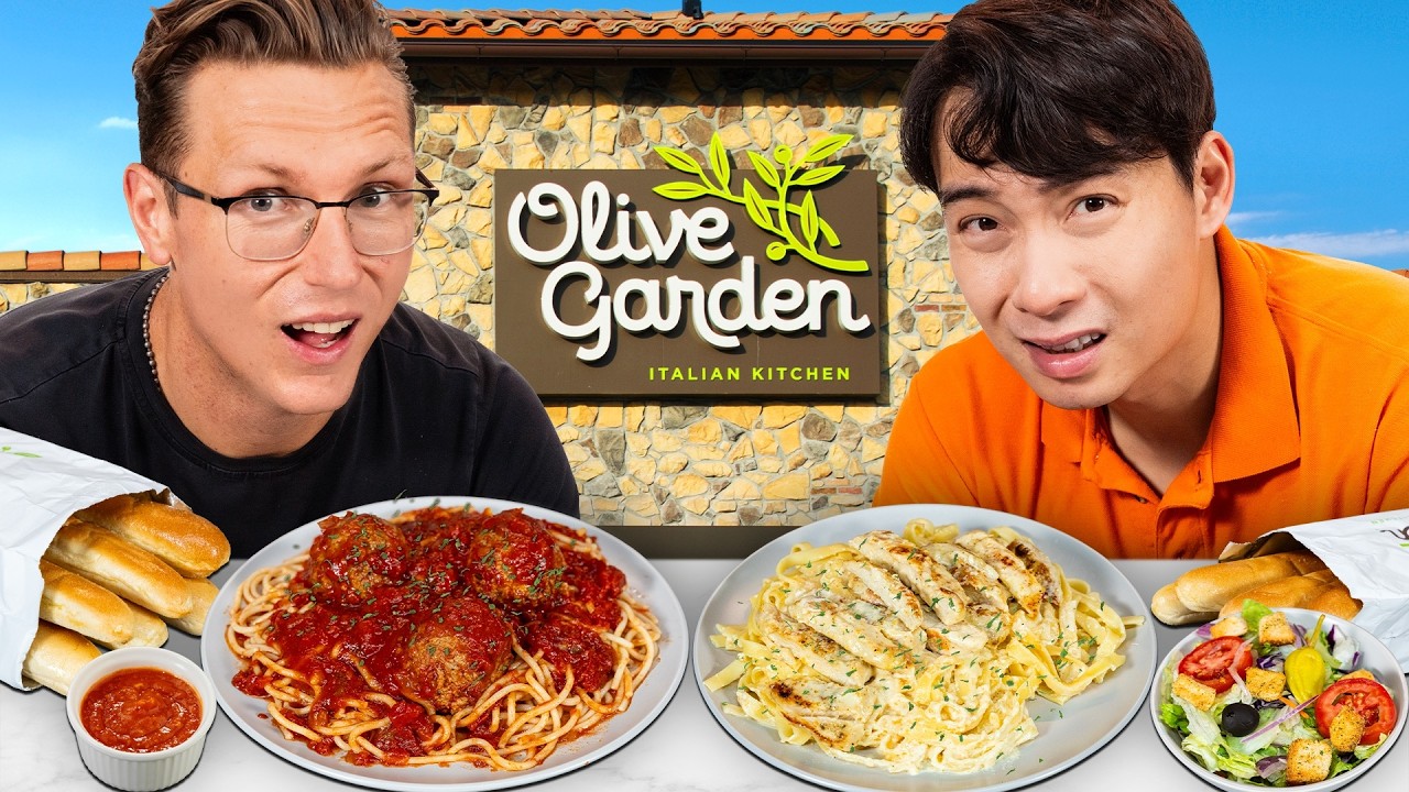 Uncle Roger Eats Olive Garden For The First Time