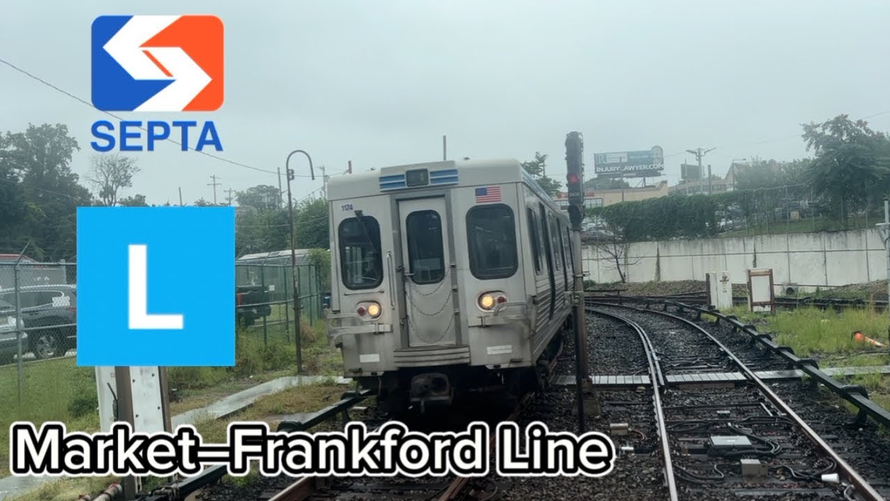 Front Window View | 69th Street Transit Center to 34th Street station | SEPTA 