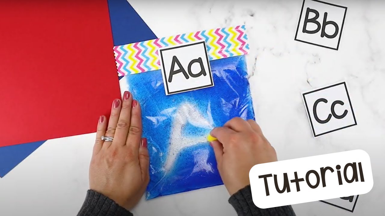 How to Make Hair Gel Sensory Bags