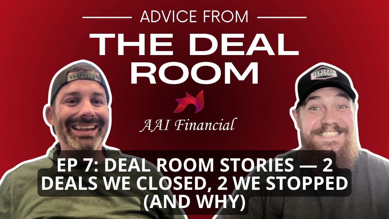 2 Deals We Closed & 2 We Killed (Real Commercial Lending Stories) | Advice from the Deal Room Ep. 7
