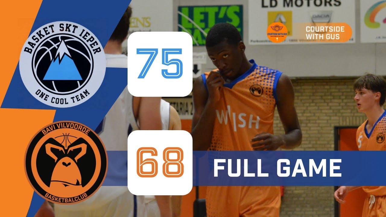 Basket SKT Ieper B  vs Bavi Vilvoorde B: 75-68 (Beker van Vlaanderen 🏆)