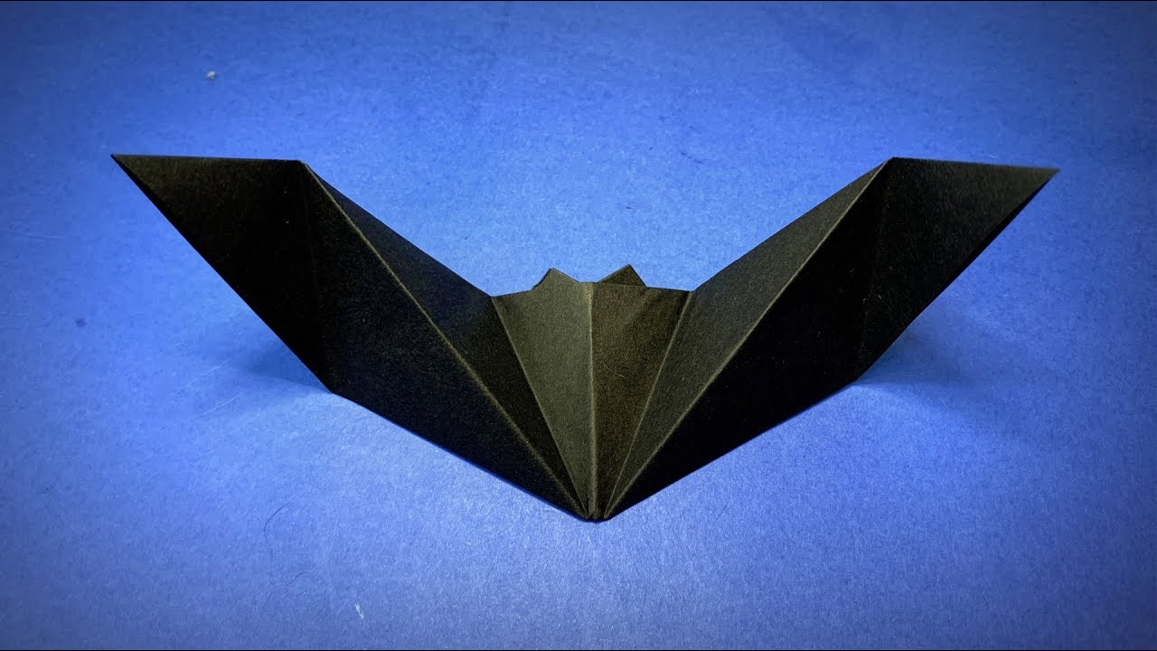 Comment faire une chauve souris en papier | Chauve Souris Origami Halloween