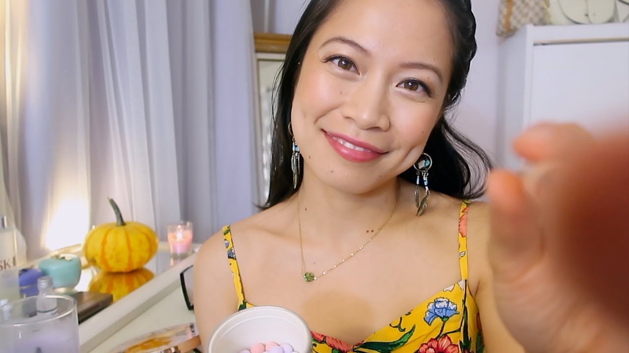 ASMR Doing Your Updated Makeup For Fall 🍁 🍃 🍂