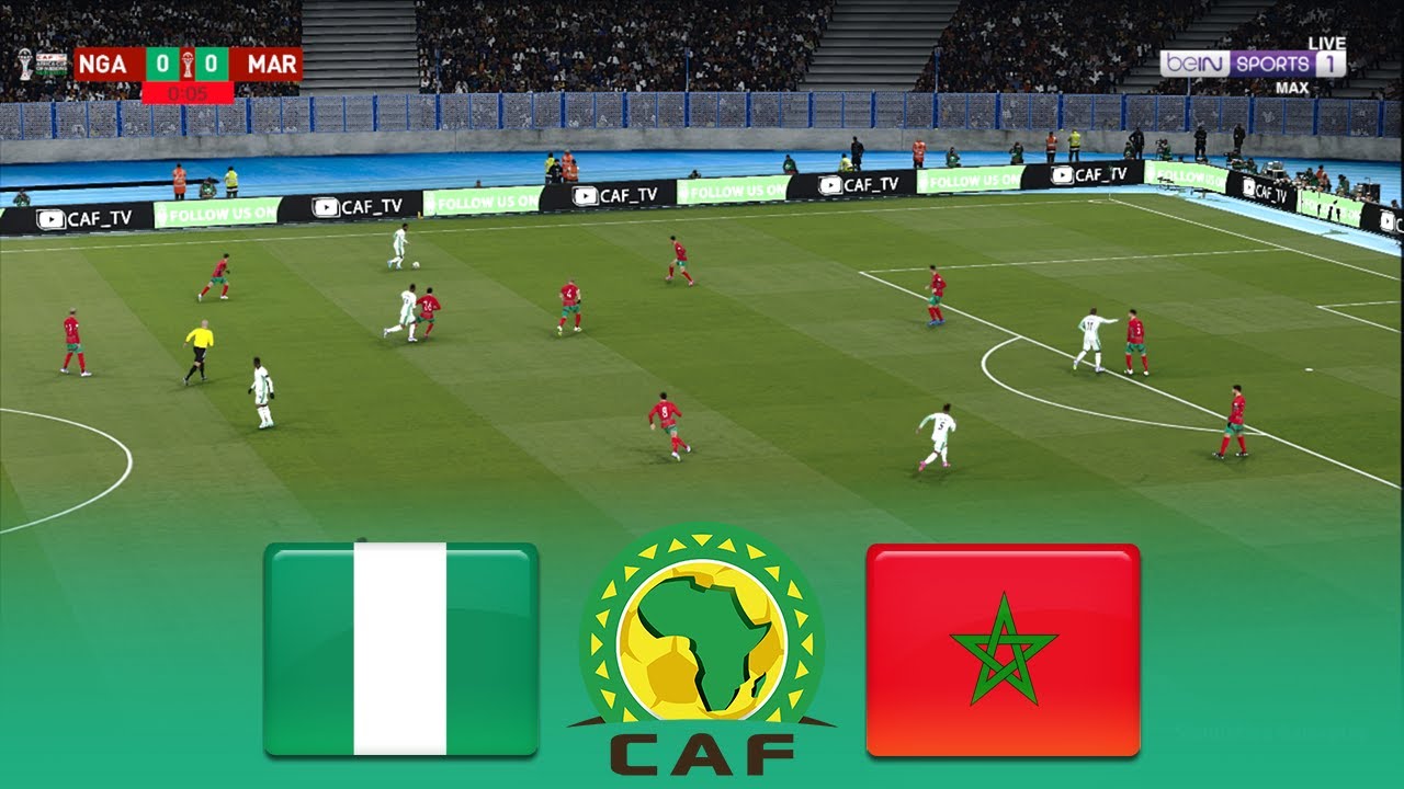 NIGERIA vs MOROCCO Live | Africa Cup of Nations 2026 | 13 January 2026 |Simulation PES 2021 Gameplay