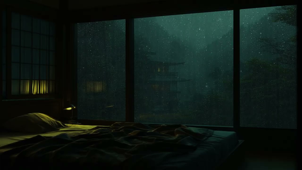 8 Hours Natural Rain Sounds 🌧 Deep Sleep Rain Ambience for Night Rest (No Ads)