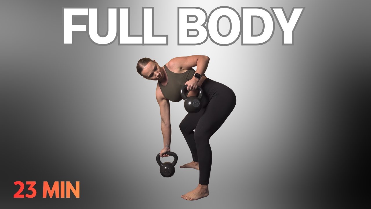23-Minute Kettlebell Workout for Real-World Strength (No Gym)