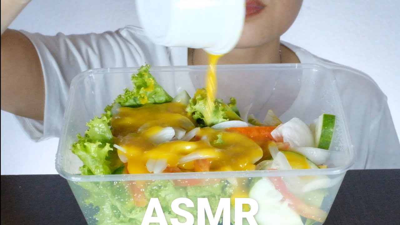 ASMR Garden Salad - Eating Sounds, No Talking | Ynah ASMR