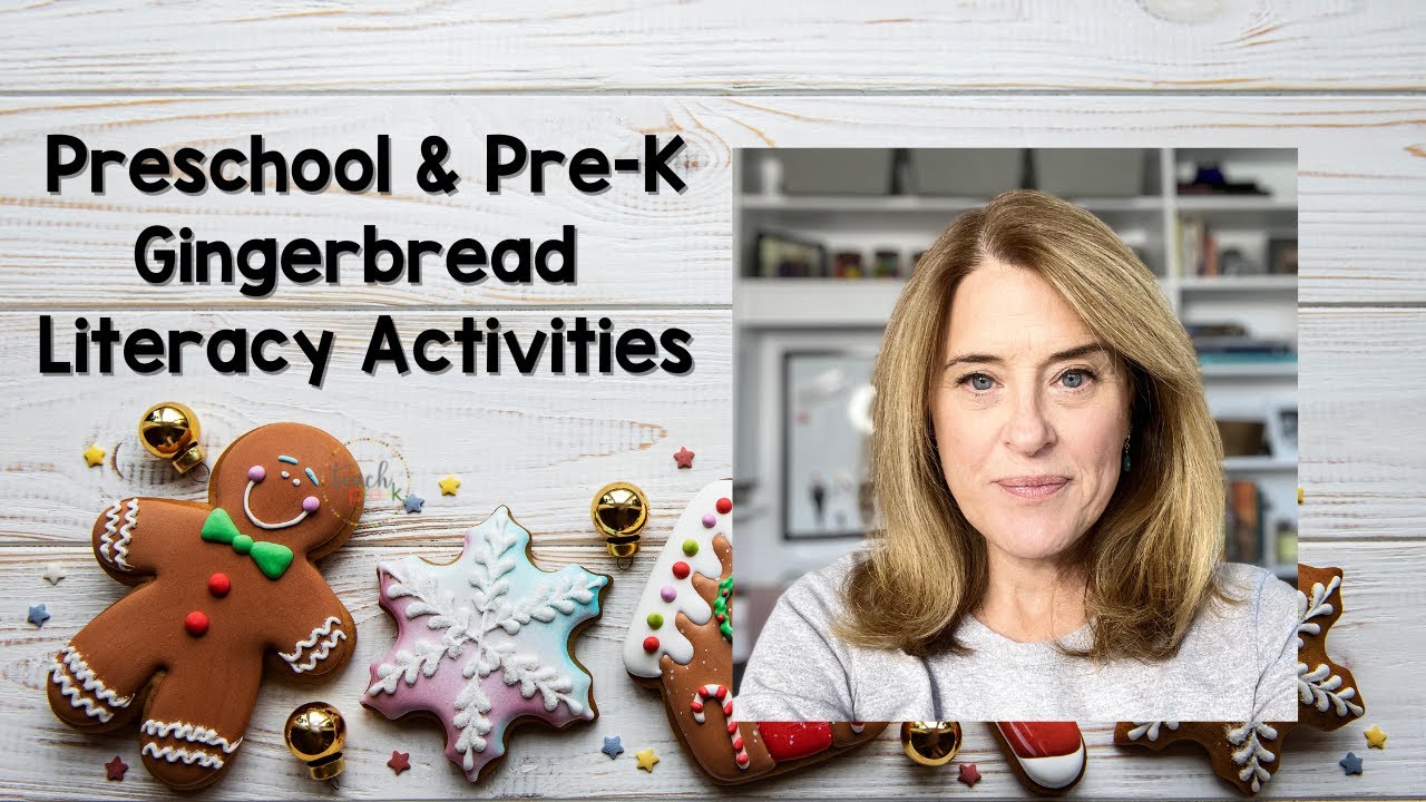 Preschool & Pre-K Gingerbread Literacy Centers & Activities