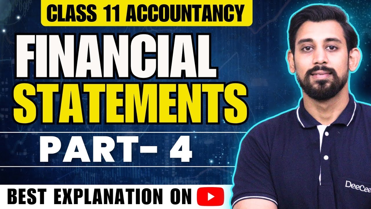 Financial Statements | P/L Account | Class 11 | Accountancy | Part 4