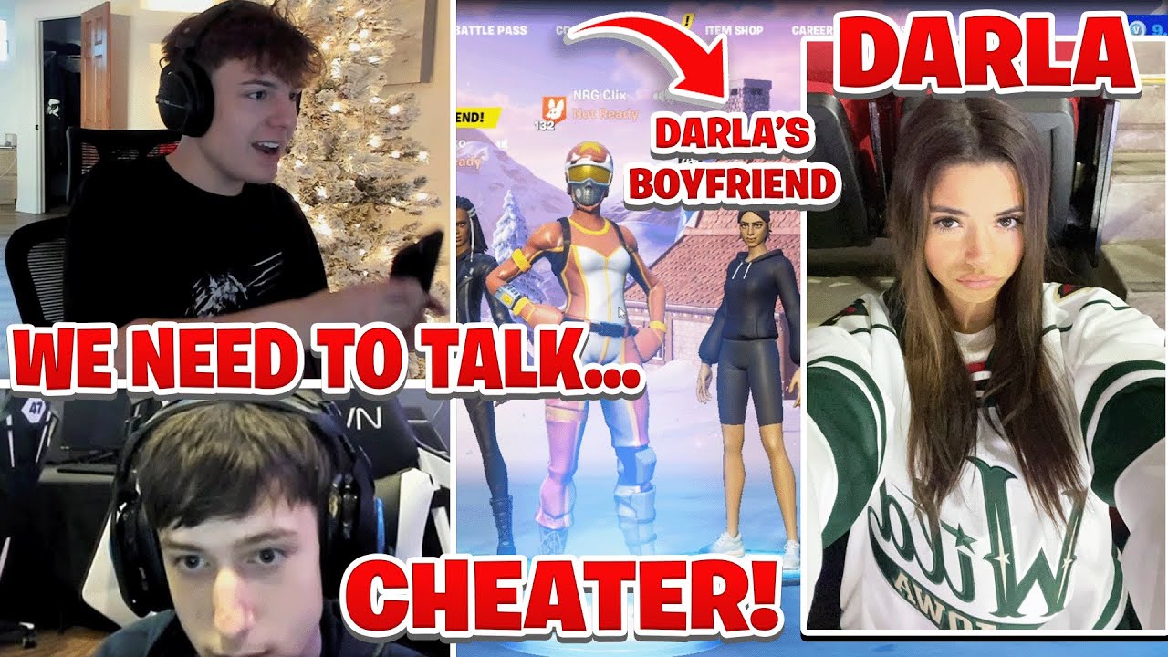 Clix And Peterbot CONFRONT Darla And Her BOYFRIEND Live On Stream!