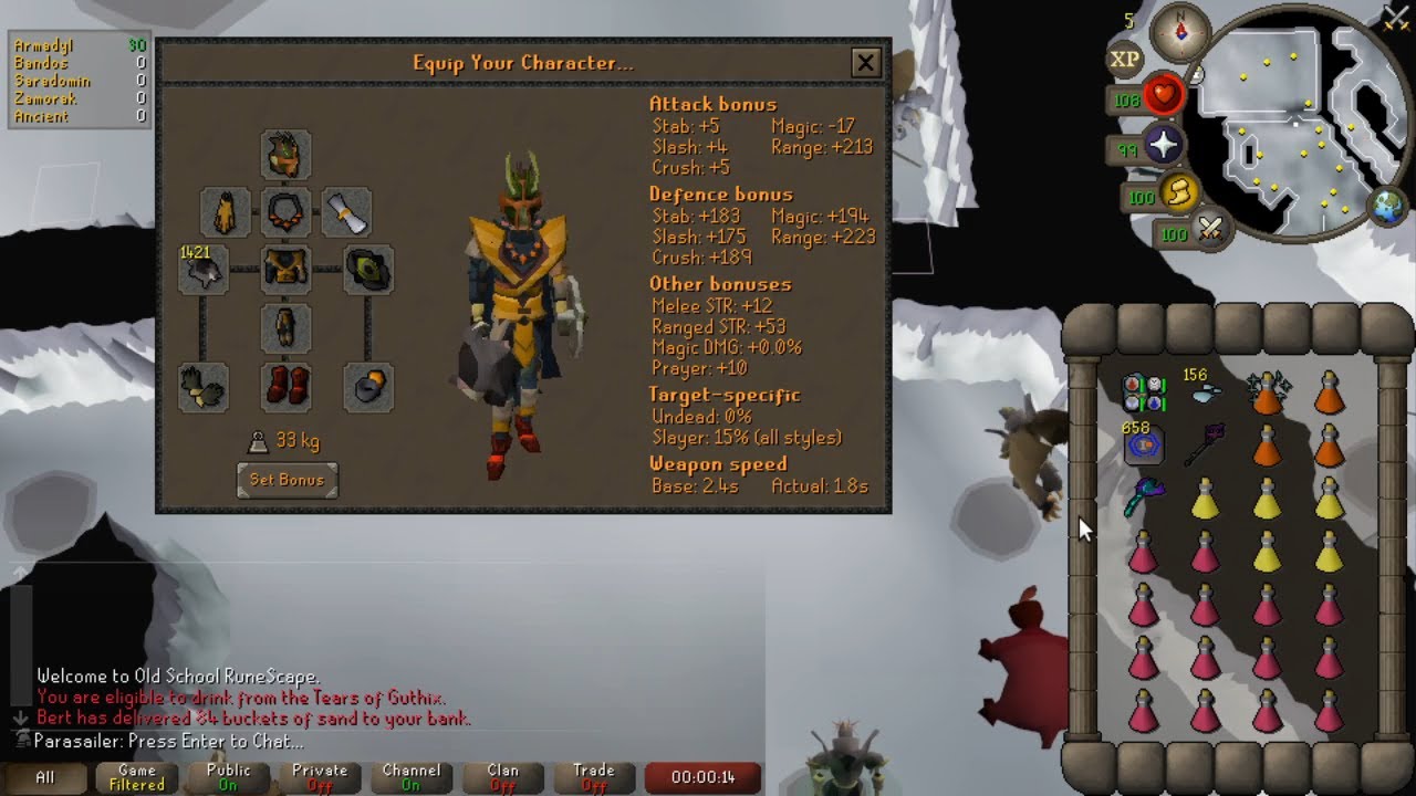 kree | black chins | no flicking | 50+ kc/trip, 25 kph