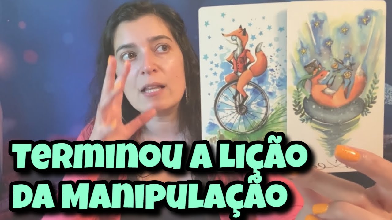 Terminou a Lição da Manipulação 💗 Leitura Tarot Oráculos