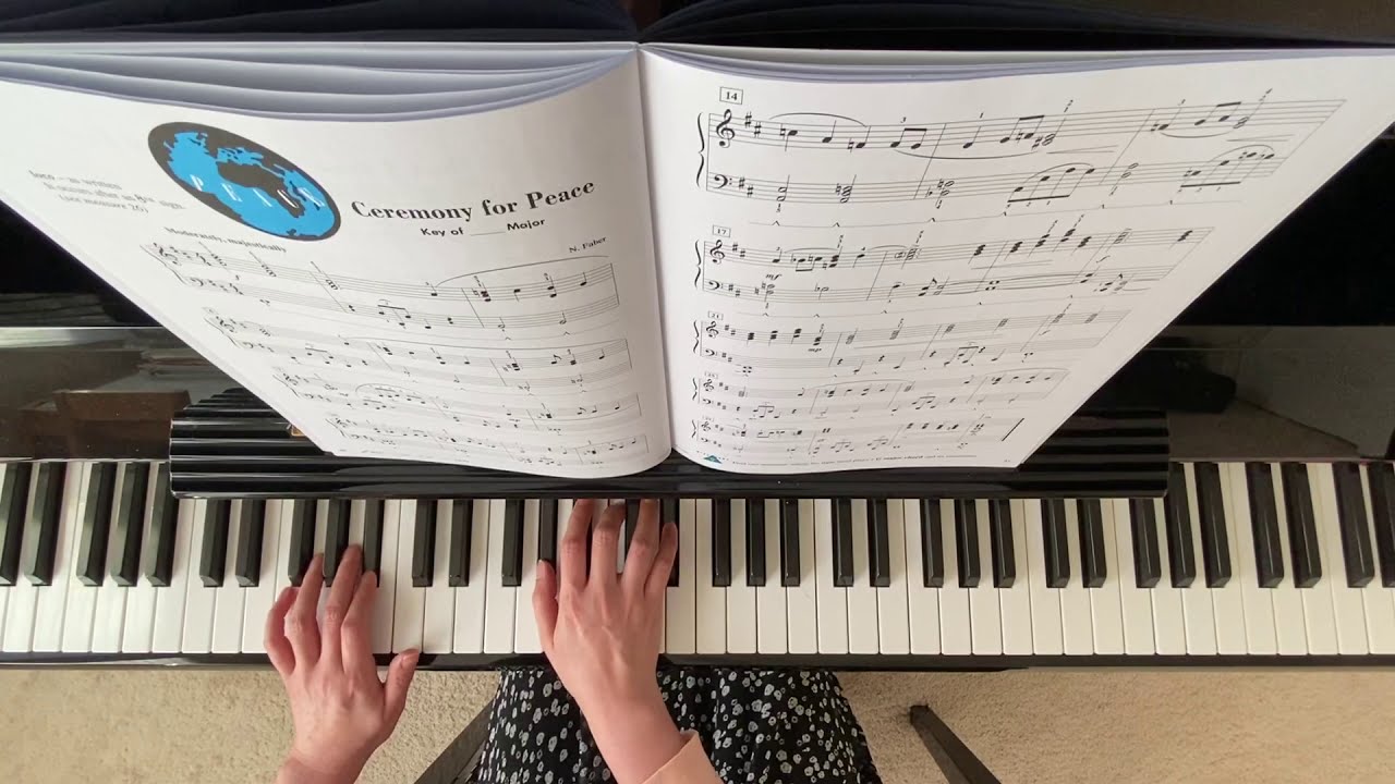 “Ceremony for Peace” Piano Adventure Lesson Book 4 #pianoadventures