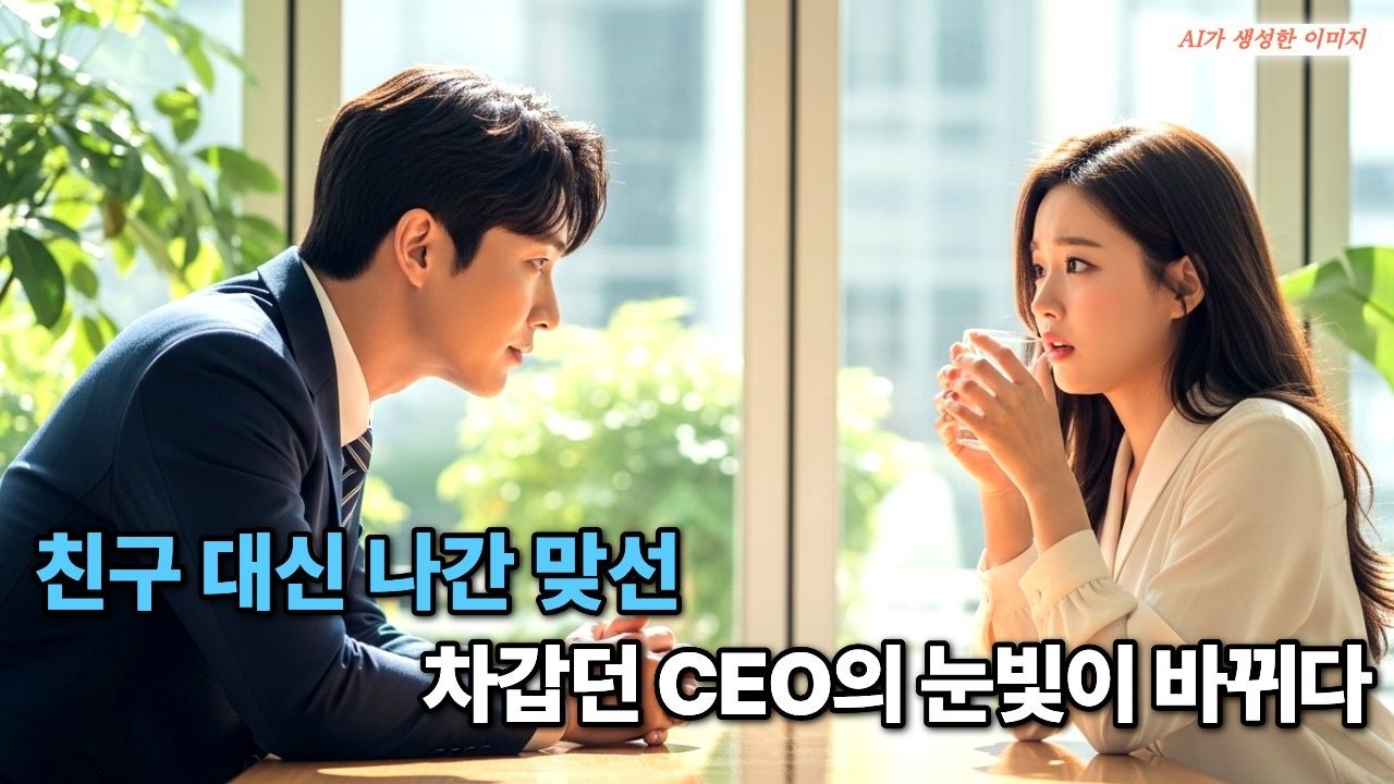 “나와 결혼합시다“ 친구 대신 맞선에 나온 그녀의 한마디에, 냉혈 CEO가 청혼한 이유?!