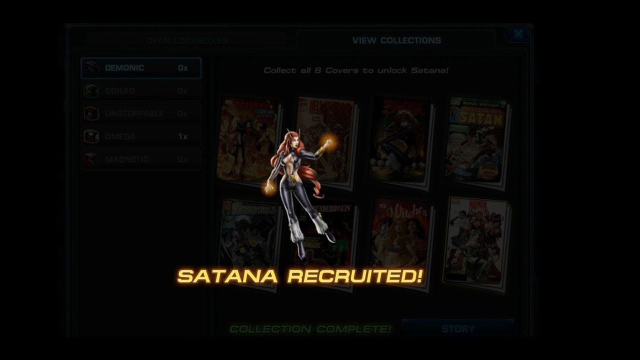 Marvel Avengers Alliance Spec Ops 11: Satana Recruited (Lockbox Character)