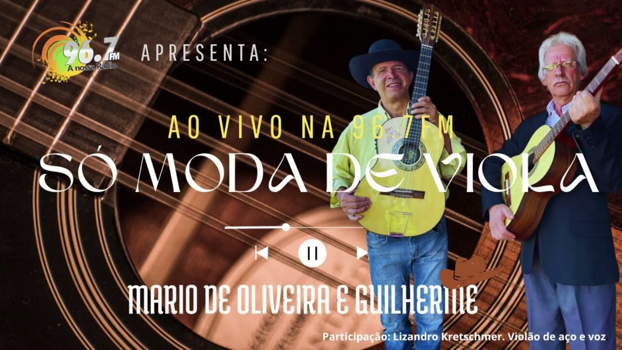 Só Moda de Viola! | Guilherme & Mário de Oliveira ao Vivo na Rádio Caibi 96.7 FM