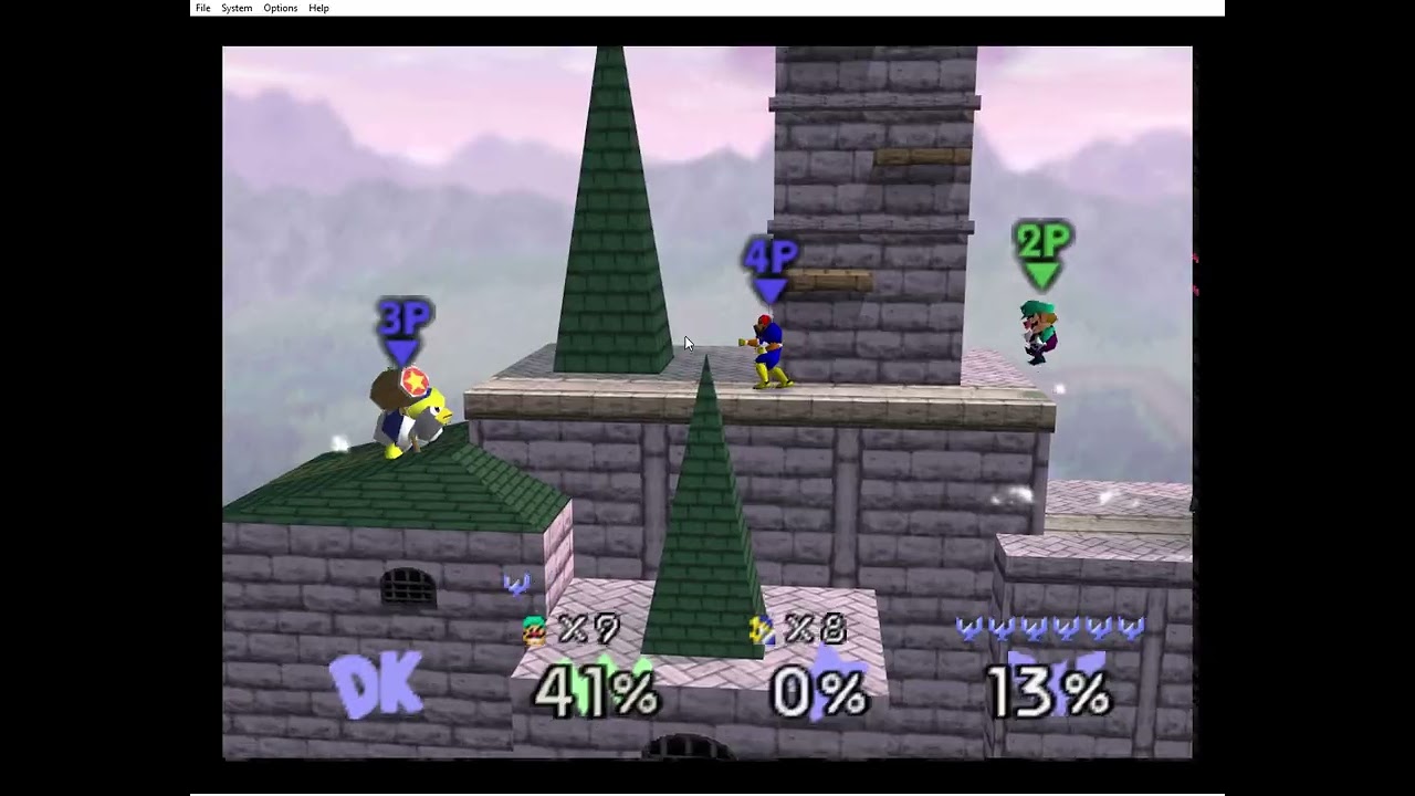 Smash remix But lv10 cpu Donkey Kong never giveups