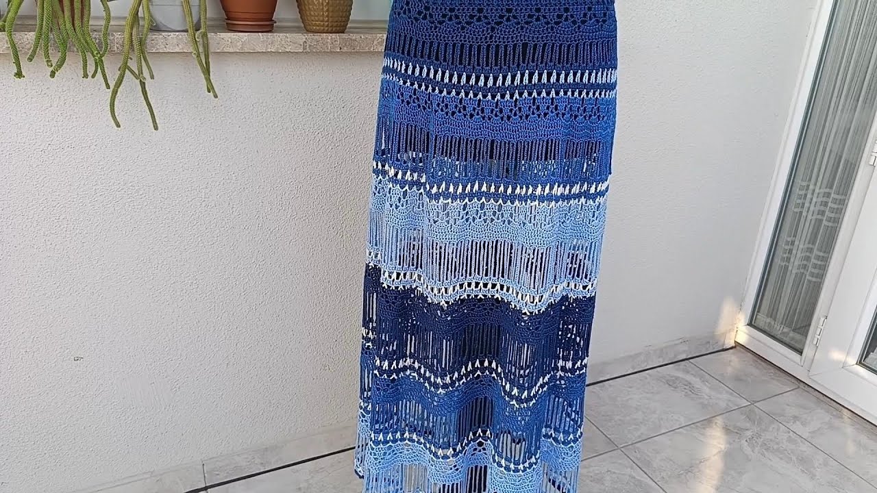 Tığ İşi Yazlık Etek Yapımı      Crochet Summer Skirt Pattern