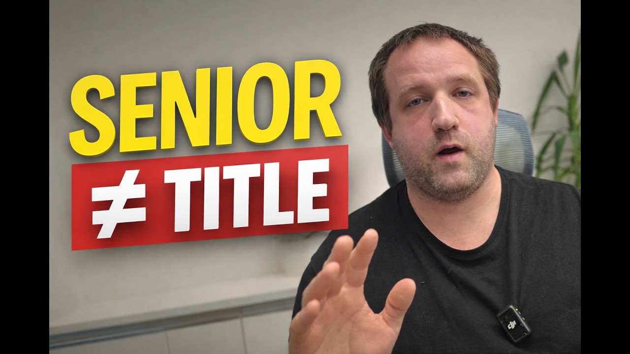 Senior Software Engineer Isn’t a Title. It’s a Behavior.