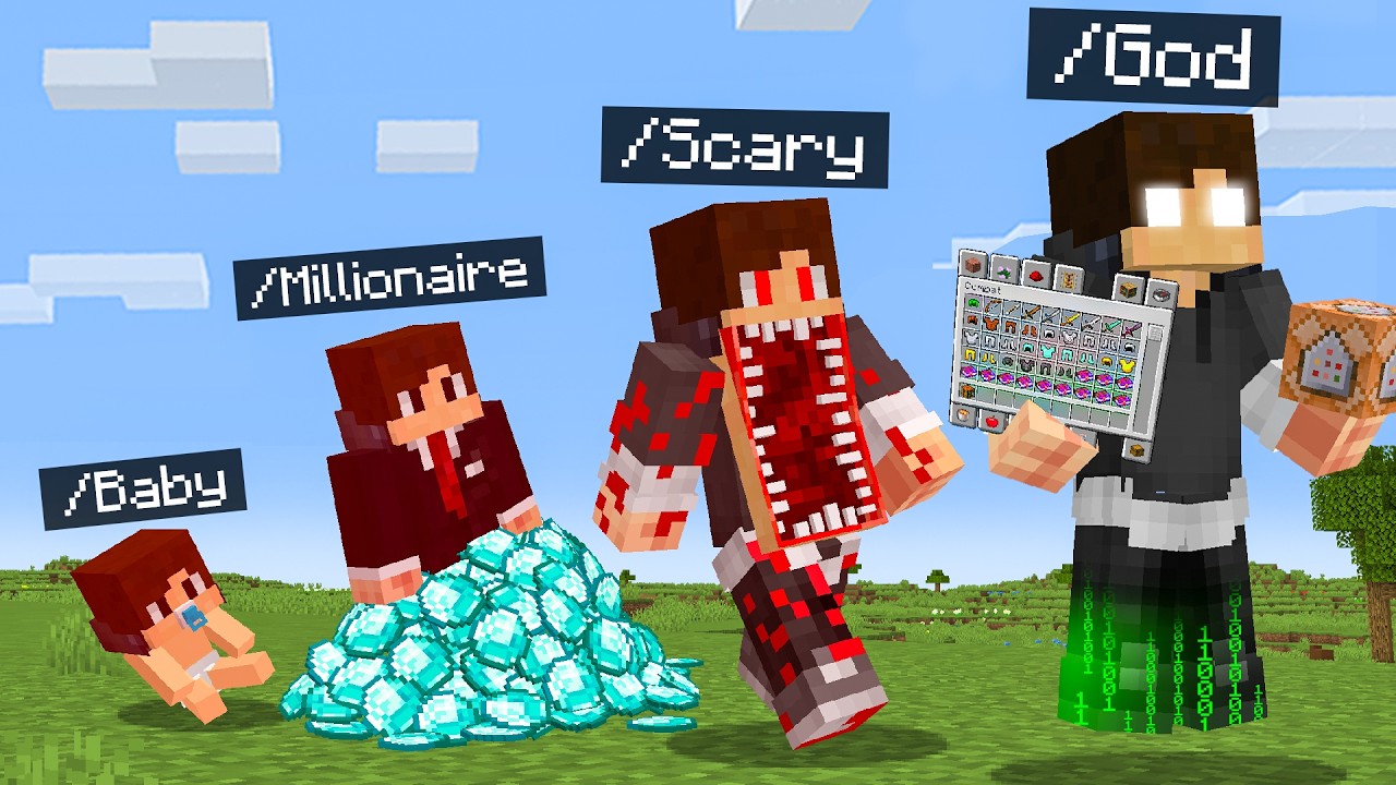 Minecraft, But If I Take Damage, I Switch Gamemodes