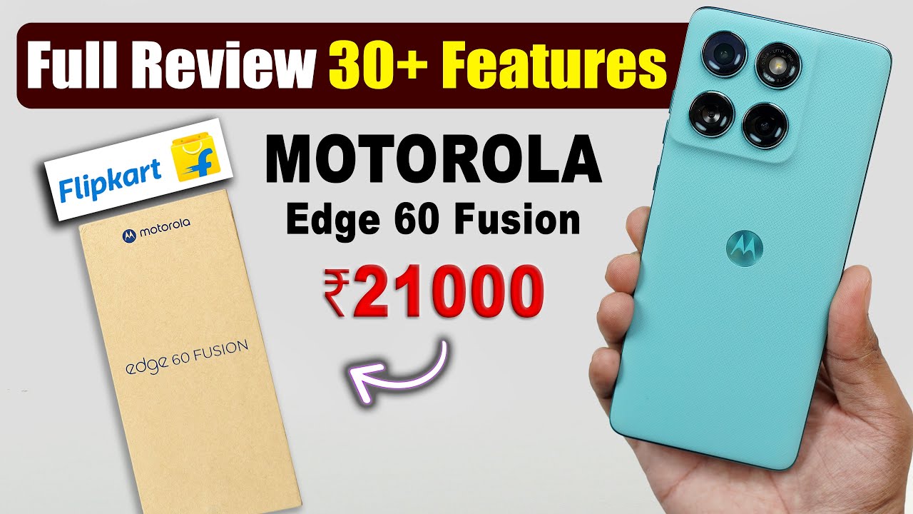 Moto Edge 60 Fusion Review and Features | Motorola Edge 60 Fusion 5G | Moto Edge 60 Fusion Flipkart